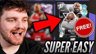 THE EASIEST WAY TO GET FREE GALAXY OPAL LEBRON IN NBA 2K24 MyTEAM!!