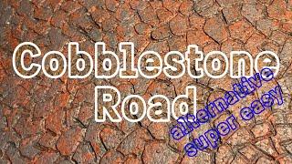 Alternative Cobblestone Road *super easy* #Diorama #ScaleModel #Miniature