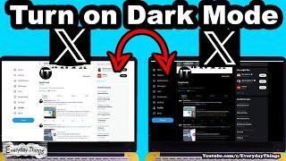 How to Turn on Dark Mode on Twitter (PC & Laptop)