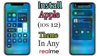 Install IOS 12 Theme in Any Realme And Oppo Devices | Pure IOS | Realme & Oppo Theme | Ideal Techist