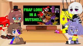 FNIA Reborn and Michael Afton reacts to the entire FNAF lore in a nutshell (100 SUB SPECIAL!)