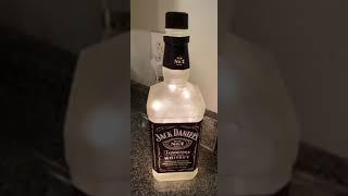 Jack Daniels 1 75L Bottle Lamp Frosted Whiskey Bar Man Cave Decor #shorts