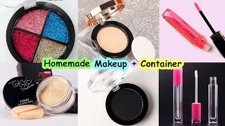 7 DIY Makeup Products With DIY Containers! / How To Make Makeup With Container