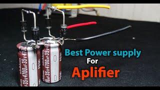 How to make amplifier power supply