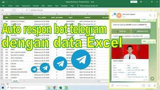 Belajar membuat bot telegram autorepon menggunakan data excel dengan mudah dan cepat