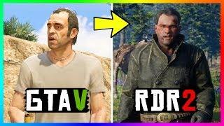 Grand Theft Auto Characters That Appear In Red Dead Redemption 2! (RDR2 SECRET Characters)