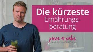 Die kürzeste Ernährungsberatung