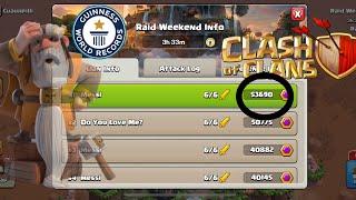 This is how I broke My PR | All attack included | Clash Of Clans | Clan raids |