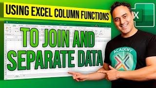 Using Excel Column Functions To Join And Separate Data