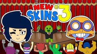 BRAWL STARS ANIMATION: NEW SKINS IDEA #3 BIBI VS CARL