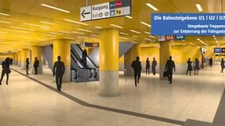 Ausblick auf die Modernisierung des U-Bahnhofs Sendlinger Tor: Ebene U1/U2/U7