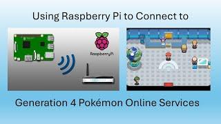 Generation 4 Pokemon online using an unsecure WEP raspberry pi wifi hotspot