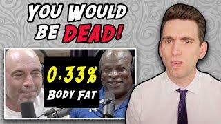 0.33% Body Fat!? Doctor Reacts to Ronnie Coleman Joe Rogan Experience Interview!