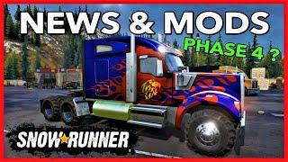 Snowrunner Latest News WHERES PHASE 4 ? PC & CONSOLE MODS UPDATE