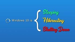 Sleep vs Hibernate vs Shutdown - Which one is better? What do they do? Which to choose?