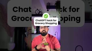 ChatGPT hack for Grocery shopping #budgethacks #FoodTips #relatablestruggles #chatgptprompts