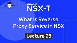 Teaser of GoVMlab NSX Deep-Dive Program: What is Reverse Proxy Service in NSX Manager | NSX Tutorial