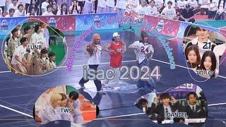 Idols(KANG DANIEL, ZEROBASEONE,TRIPLES, TWS, LUN8..) reaction to BADVILLAIN breakdance at ISAC 2024