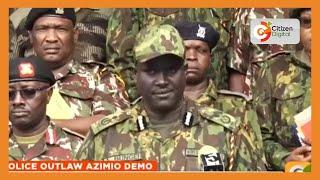 Nairobi police commander Bungei says Azimio protests won't be allowed