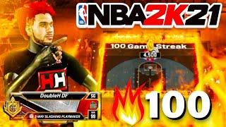 GOING ON A 100 GAME WINSTREAK ON THE 1V1 COURT W/ NEW BEST ISO LOCK BUILD ON NBA2K21 CURRENT GEN!