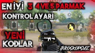 EN İYİ 3, 4 ve 5 PARMAK AYARLARI - YENİ AYAR KODU PUBG Mobile