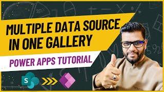 Power Apps: Multiple Data Sources in one Gallery #PowerApps #PowerAutomate #delegation #sharepoint