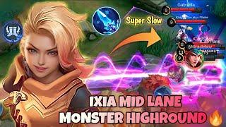 Ixia Build Mid Lane Ultimate Super Slow & Strong High Ground | Ixia Best Build 2023 | Ixia Mlbb