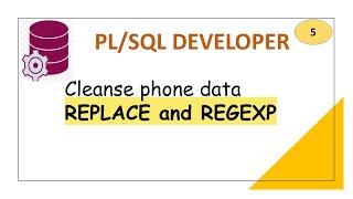 Advanced SQL: REPLACE special characters in PHONE and check validity of data using REGEXP