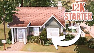 building a STARTER HOME for only 12k!  The Sims 4: Speed Build