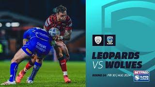 Highlights | Leigh Leopards v Warrington Wolves | 2024 Betfred Super League, Round 24