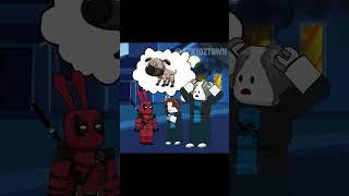 What If...Story about Superhero JAX And Bully Boy & His Dog | AZ #robloxshorts #story #jax #deadpool