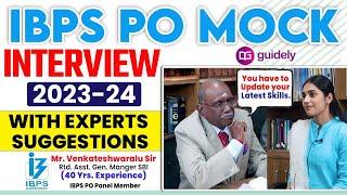 IBPS PO Mock Interview 2023-24 | Bank PO Interview | Interview Experience | Mock Questions