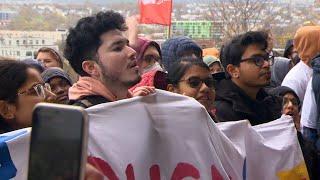 Students take to streets to campaign against higher tuition fees