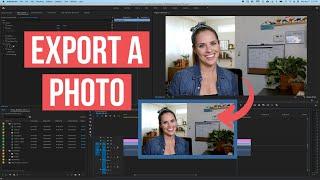 Export a Still Image from Premiere Pro || Export Frame Video Tutorial