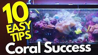 10 EASY Ways To Be Successful With Corals In Your Reef Tank!