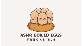 ASMR PEELING BOILED EGGS 43 #asmr #eggs #trending #highlights #thailand