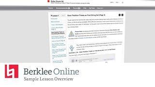 How to Sample a Free Lesson From Berklee Online