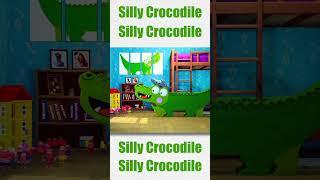 Silly Crocodile Kids Shorts - Funny Joke