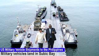 US Military Vehicle Shipment to the Philippines: Arrives at Subic Bay