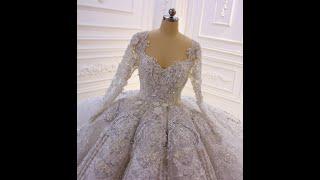 AM285-Luxury wedding dress bling bling shiny wedding dress shopping online aliexpress