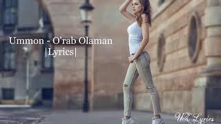 UMMON ORAB OLAMAN OZIMGA BOGLAB OLAMAN