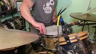 Keplinger Solid Brass 14x7 Snare Drum Demo