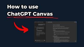 How to use ChatGPT Canvas