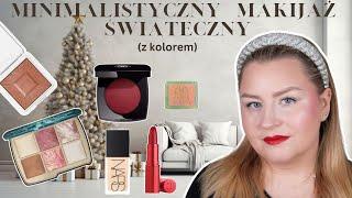 Minimalistyczny makijaż z kolorem  Vlogmas Odc. 23