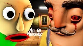 ПРИВЕТ СОСЕД СПРЯТАЛ УЧИТЕЛЯ БАЛДИ! ПЕРВАЯ СЕКРЕТНАЯ КОМНАТА СОСЕДА! HELLO NEIGHBOR PFTP МОД