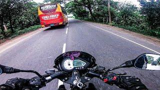 Bajaj Pulsar 150 vs Bus in Bangladesh Highways || Dhaka- Syhlet Road ||  Quickshifter