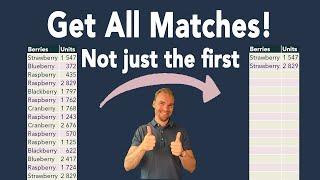 Excel FILTER Function: Retrieve All Matches, Not Just the First