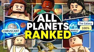 Ranking All Planets From WORST To BEST In LEGO Star Wars: The Skywalker Saga