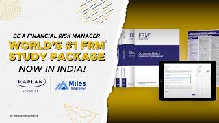 FRM Course | Miles-Schweser brings World's #1 FRM Study Package & Test Bank to India
