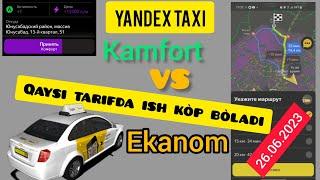 Yandex taxida qancha ishlasa bòladi issiqda va qaysi tarif yaxshi